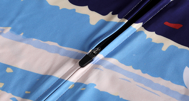 silicone hem cycling jersey